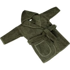 MamaLoes Badstof Groen 0-1jr Badjas ML010307 -Babyproducten  Winkel mamaloes badstof groen 0 1jr badjas ml010307 04