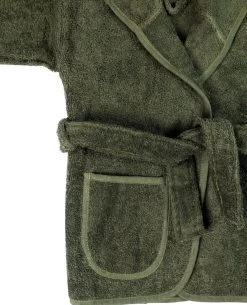 MamaLoes Badstof Groen 0-1jr Badjas ML010307 -Babyproducten  Winkel mamaloes badstof groen 0 1jr badjas ml010307 06