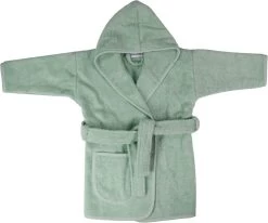 MamaLoes Badstof Stone Green 0-1jr Badjas ML5087 -Babyproducten  Winkel mamaloes badstof stone green 0 1jr badjas ml5087 02