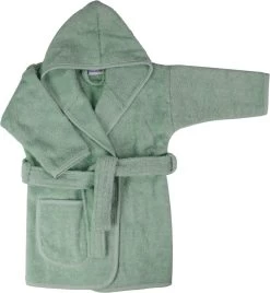 MamaLoes Badstof Stone Green 1-2jr Badjas ML5387