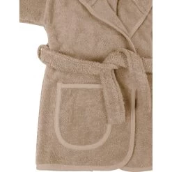 MamaLoes Badstof Zand 0-1jr Badjas ML010305 -Babyproducten  Winkel mamaloes badstof zand badjas 2