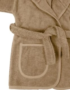 MamaLoes Badstof Nougat 0-1jr Badjas ML010301 -Babyproducten  Winkel mamaloes nougat 0 1 jaar badjas ml010301 04