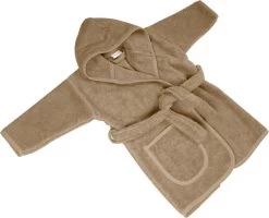 MamaLoes Badstof Nougat 0-1jr Badjas ML010301 -Babyproducten  Winkel mamaloes nougat 0 1 jaar badjas ml010301 06