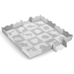 Momi Zawi Grey Schuimrubberen Puzzelmat Met Rand MAED00013 -Babyproducten  Winkel momi zawi grey schuimrubberen puzzelmat met rand maed00013 2