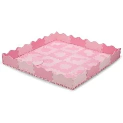 Momi Zawi Pink Schuimrubberen Puzzelmat Met Rand MAED00012 -Babyproducten  Winkel momi zawi pink schuimrubberen puzzelmat met rand maed00012 3