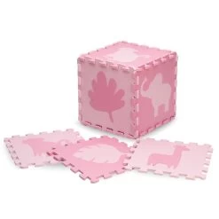 Momi Zawi Pink Schuimrubberen Puzzelmat Met Rand MAED00012 -Babyproducten  Winkel momi zawi pink schuimrubberen puzzelmat met rand maed00012 5