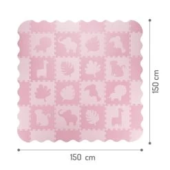 Momi Zawi Pink Schuimrubberen Puzzelmat Met Rand MAED00012 -Babyproducten  Winkel momi zawi pink schuimrubberen puzzelmat met rand maed00012 9