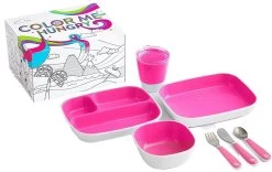 Munchkin Colour Me Roze 7-delig Dinerset 051914