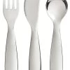 Munchkin Polish Silver 3-Delig Bestek Set 011211 -Babyproducten  Winkel munchkin polish 3 delig bestek set 011211 0