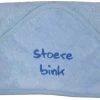 Petit Villain Stoere Bink Lichtblauw Badcape -Babyproducten  Winkel petit villain badcape blauw stoere bink