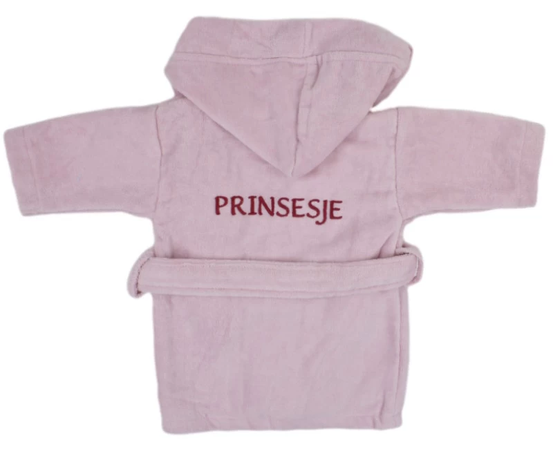 Petit Villain 'Prinsesje' Maat 56 Roze Badjas 4 Petit Villain 'Prinsesje' Maat 56 Roze Badjas - Afbeelding 2