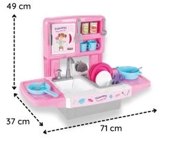 Pilsan Speelgoed Keuken Met Werkende Kraan 03 602 -Babyproducten  Winkel pilsan speelgoed keuken met werkende kraan 03 602 3
