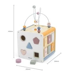 PolarB Houten 8-in-1 Activiteiten Box 44098 -Babyproducten  Winkel polarb houten 8 in 1 activiteiten box 4