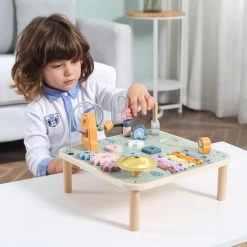 PolarB Houten Multifunctionele Activiteiten Tafel 44083 -Babyproducten  Winkel polarb houten multifunctionele activiteiten tafel 44083 4