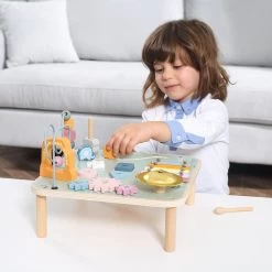 PolarB Houten Multifunctionele Activiteiten Tafel 44083 -Babyproducten  Winkel polarb houten multifunctionele activiteiten tafel 44083 5