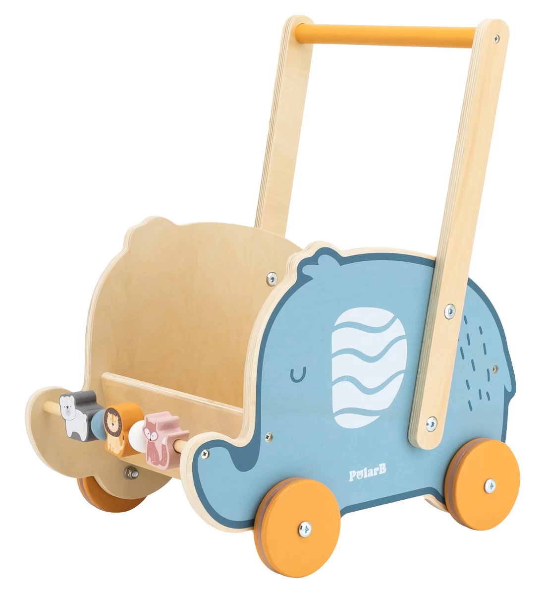 PolarB Olifant Houten Poppenwagentje 44031 3 PolarB Olifant Houten Poppenwagentje 44031