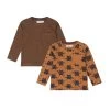Dirkje Road Trip Caramel Brown Maat 62 T-shirt 2 Stuks S48567-35 W23 -Babyproducten  Winkel s48567 35 1