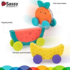 Sassy Stackin' Fruit Cars Stapeltoren S80811 9 Sassy Stackin' Fruit Cars Stapeltoren S80811 -Babyproducten Winkel sassy stackin fruit cars stapeltoren 2