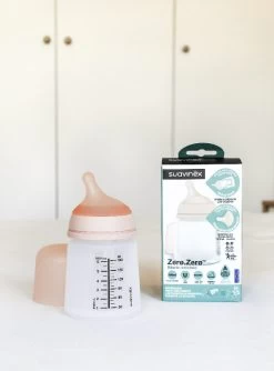 Suavinex Zero.Zero Anti-Colic Slow Flow Zuigfles 180ml SXZBRF051118 -Babyproducten  Winkel suavinex zer .zer anti colic zuigfles 5 1