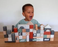 Tryco 50 Stuks Houten Blokken TR-353001 -Babyproducten  Winkel tr 353001 tryco wooden 50pcs blocks 06