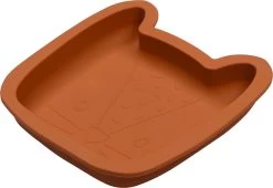 Tryco Leopard Sienna Siliconen Bord TR-392816 -Babyproducten  Winkel tr 392816 8720289396725 leopard sienna silicone plate 03
