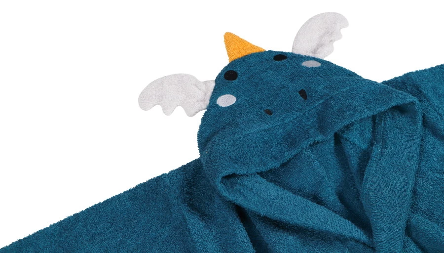 Blush & Blossom Dragon Diego 0-1jr Badstof Badjas TR-BB4206 - Afbeelding 5