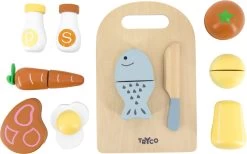 Tryco Houten Snijplank Met Speelgoed Eten TR-303025