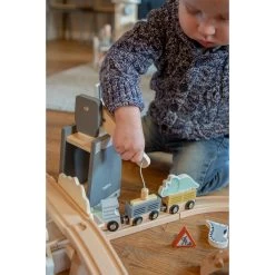 Tryco Houten Treinbaanset - Uitbreidingsset Bouwplaats TR-353080 -Babyproducten  Winkel tryco tr 353078 tr 353080 01 1