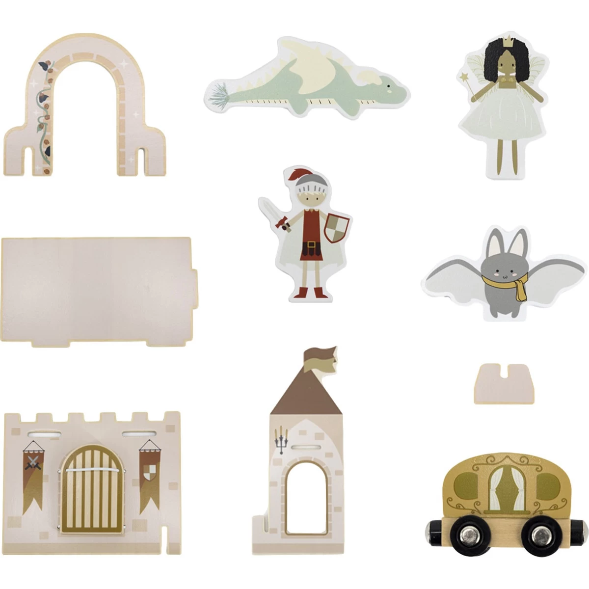 Tryco Houten Treinbaanset - Uitbreidingsset Fantasie TR-353079 5 Tryco Houten Treinbaanset - Uitbreidingsset Fantasie TR-353079 - Afbeelding 3