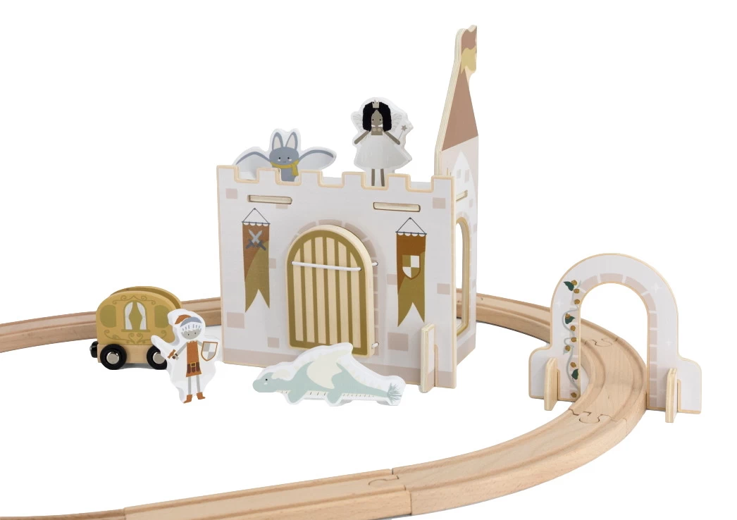 Tryco Houten Treinbaanset - Uitbreidingsset Fantasie TR-353079 3 Tryco Houten Treinbaanset - Uitbreidingsset Fantasie TR-353079