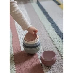 Bibs Pastel Rainbow Wobbly Tower Stapeltoren 4100100 -Babyproducten  Winkel wobbysfeer4