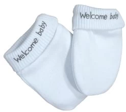 Petit Villain Wit 'Welcome Baby' 6-delige Babyset -Babyproducten  Winkel ww 4