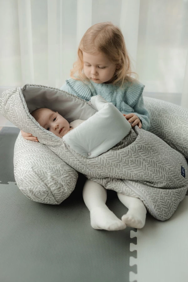 Zaffiro Beige Leaves Voedingskussen 1043 5 Zaffiro Beige Leaves Voedingskussen 1043 - Afbeelding 3